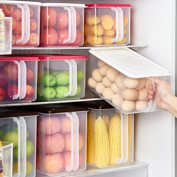 進口冰箱收納盒抽屜式雞蛋盒食品冷藏密封盒廚房保鮮盒整理盒