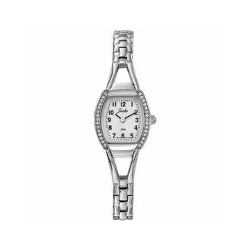 【Joalia】法國時尚品牌優雅氣質手環腕錶-晶鑽銀/633001