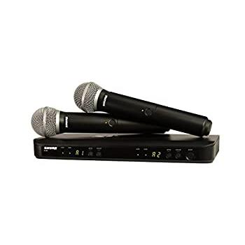 SHURE ボーカル コンボ ワイヤレスシステムセット BLX288J PG58-JB 【国内 (中古品)