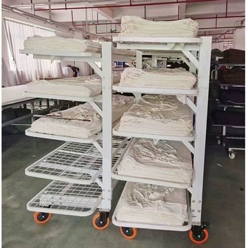 免運/可開票 快速出貨 裁床雙面網格物流松布架松布車放布架裁片車服裝廠移動放布運布車