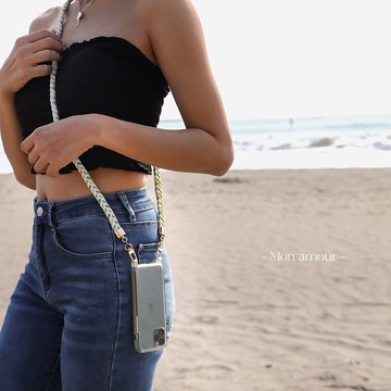 Mon amour |手機掛繩 手機編織繩 編織繩 背帶手機繩 手機背帶