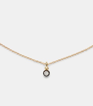 Stone and Strand The Shadow 10kt gold choker with diamonds