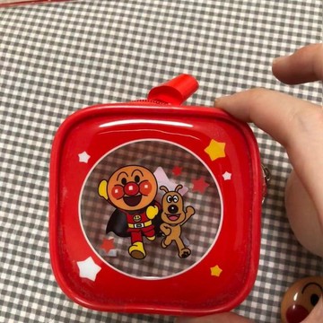 🌞包包優選寶藏品🌟🌟日單可愛卡通麪包超人pvc小收納包透明隨機顏色質量很不錯小玩意🌞