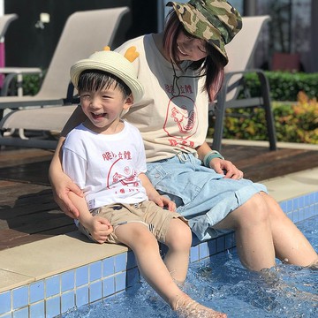 復古 T-shirt－雞蛋糕 春夏 情侶裝 親子裝　男女皆宜　禮物推薦