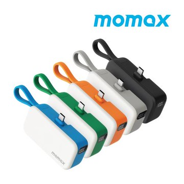 Momax 摩米士 1-Power Mini 5000mAh 迷你帶線行動電源