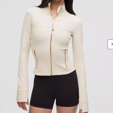 Sissi加拿大Lulu Define Nulu 女士短款運動修身立領夾克外套