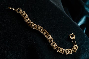 【CRUXART】西洋首飾珠寶-輕奢小品-古鑑之韻-1970s美國-銅製手鏈