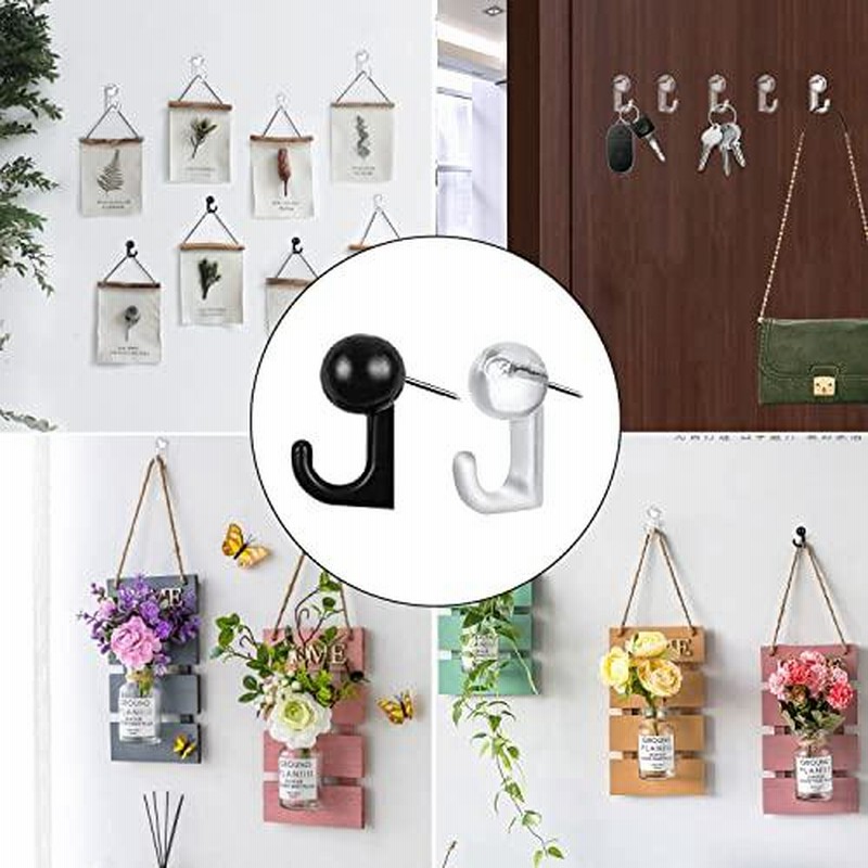 Veenkeny 100個入 石膏ボード フック プッシュピンピクチャーフック 壁 傷つけない 壁掛け フック おしゃれ ミニ 目立たない 押しピン 通販 Lineポイント最大0 5 Get Lineショッピング