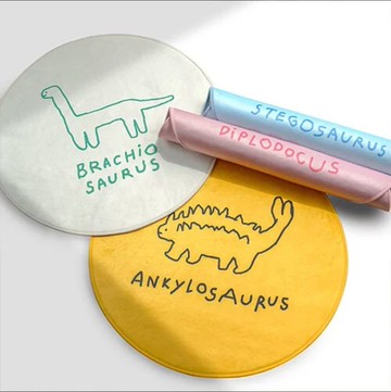 《JOGUMAN》🇰🇷韓國文創｜恐龍們的圓形大地墊 地毯조구만