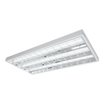 DanceLight 2入組 4x2呎 3管 T8 輕鋼架燈 格柵燈 含4呎T8燈管(6500K LED-4341R6+DR7)