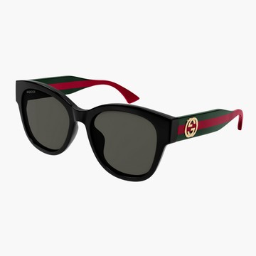 GUCCI 圓形膠框太陽眼鏡(GG1866SK-001 WEB 系列)