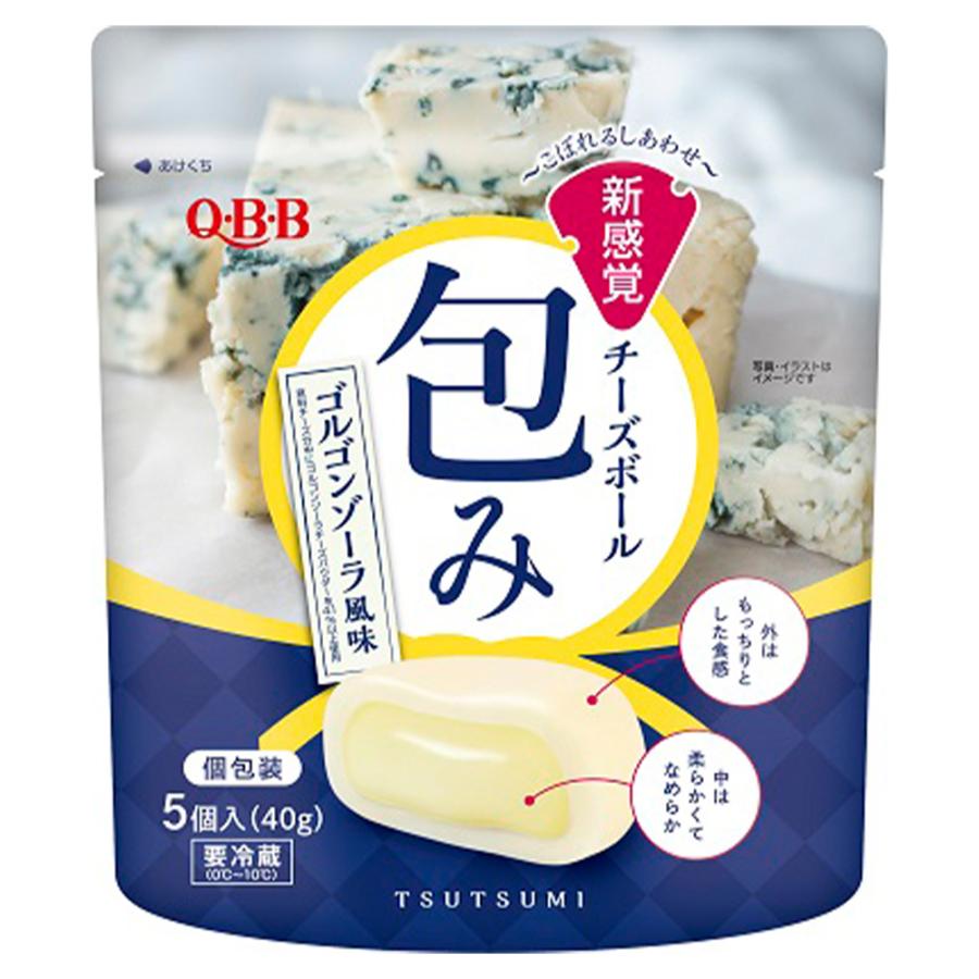 六甲バター QBB 包み ゴルゴンゾーラ風味 40g (5個入)