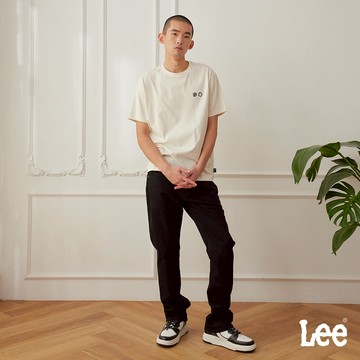 Lee 743 彈性舒適中腰直筒牛仔褲 男 深灰洗水 LB517030898