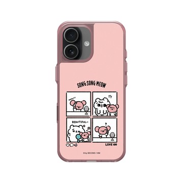iPhone 17 Clear (相機按鈕) 晶醺玫 - 爽爽貓 Song Song Meow by SECOND - 一起變美吧