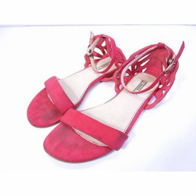 中古 ランダ Randa サンダル ぺたんこ アンクルストラップ ピンク 桃色 レディース 通販 Lineポイント最大1 0 Get Lineショッピング