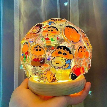 🌞包包優選寶藏品🌟🌟蠟筆小新DIY小夜燈手工製作暖光氛圍便宜小禮物蠟筆小新系列禮物🌞