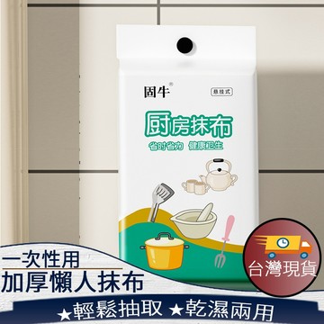 ❤️台灣現貨【一次性加厚懶人抹布】一次性抹布 懶人抹布 廚房抹布 懸吊式懶人抹布 廚房紙巾 抽取式紙巾 124