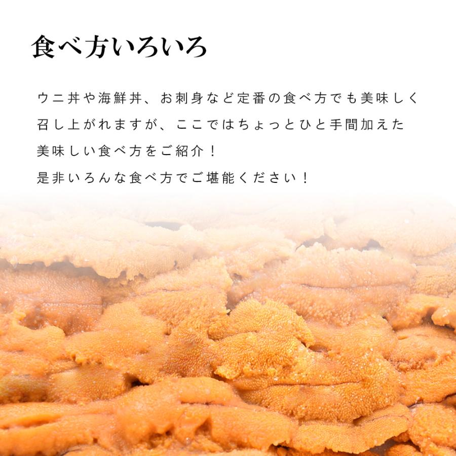 ウニ 無添加 100g お刺身 お歳暮 御歳暮 2023 プレゼント 生食うに 雲丹 ムラサキウニ 2人前 プレゼント 贈り物 のし お祝い