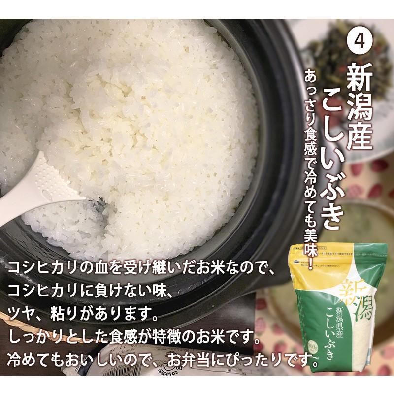 お米 ギフト 食べ比べ 送料無料 新潟米4種食べ比べギフトセット 900g×4 令和５年産  南魚沼産コシヒカリ 新潟米 お試し 内祝い 出産 結婚