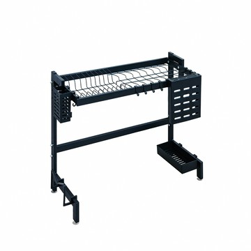 【dayneeds】簡約風廚房水槽架[單層]65cm中款-兩色可選黑色