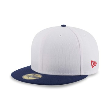 NEW ERA 男女 59FIFTY BLANK 白/海邊藍 NE71073915