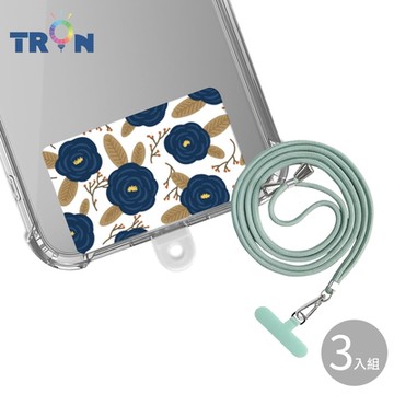 TRON iPhone 12 Pro藍防摔 手機 掛繩 手機殼