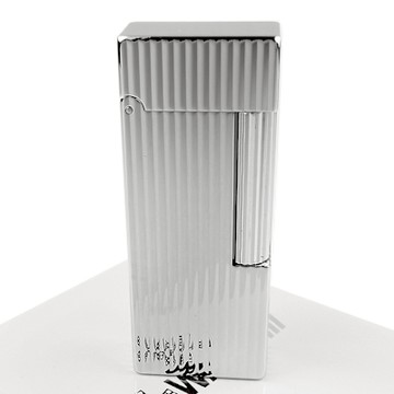 【Windmill】FOX系列-火石式燃油打火機(鍍鉻立體直紋款) NO.FOX-0002