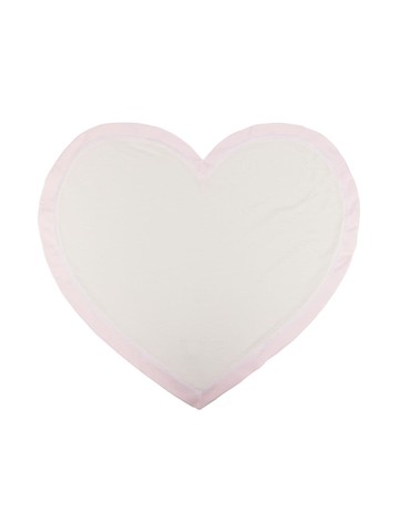 La Stupenderia - heart waffle-knit blanket - kids - Elastane/Polyester - One Size - White