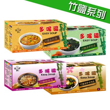 【川田佳】竹鹽湯系列(海帶芽/味噌/酸辣/金針x各1盒)