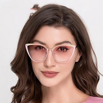 2025新款歐美太陽鏡貓眼外銷女款跨境歐美風時尚街拍眼鏡墨鏡9702