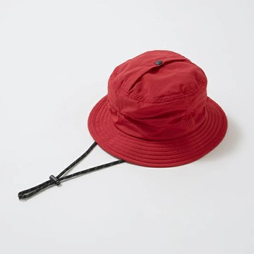 日本 b-ROOM - 防潑水 帥氣山系尼龍遮陽帽(可收納)-紅