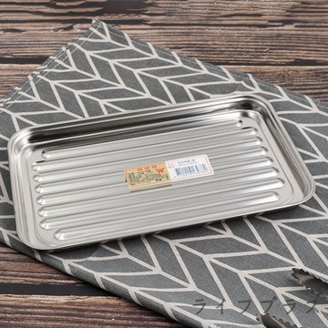 波浪型304不鏽鋼烤盤-淺型-3入組