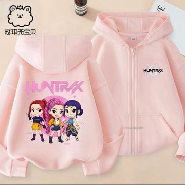 【秋冬新品】女童連帽外套 兒童休閒外套 中大童外套 連帽 拉鍊 春秋 2026新款 女童春秋外套 兒童日常休閒外套