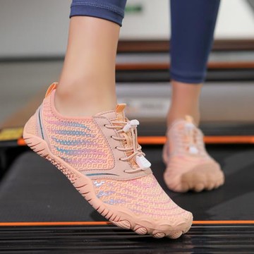 綜合訓練瑜伽鞋深蹲跳繩跑步機鞋男女室內健身鞋防滑靜音軟底女鞋