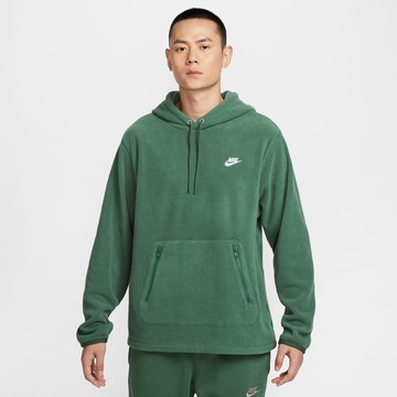 NIKE AS M NK CLUB WINTERIZED PO HOO 男連帽套頭衫 綠-FZ0661323