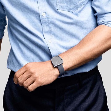 北歐簡約時尚真皮腕錶 40mm 四色 - 灰、金、銀、黑 灰