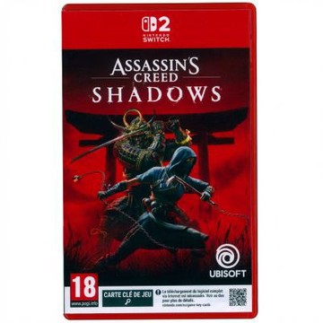 刺客教條：暗影者 Assassins Creed Shadows - NS2 Switch2 中英日文歐版 鑰匙卡