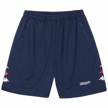 KAPPA義大利 吸濕排汗男款 針織短褲-Kappa4Team 丈青 371E52WB29 台灣製