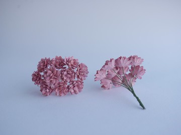 紙花，DIY 滿天星材料 20 入，尺寸 2 公分。粉珊瑚色