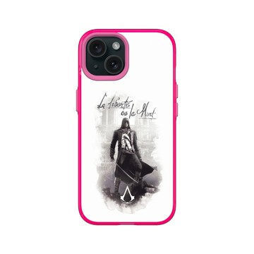 iPhone 15 Clear 粉漾桃 - Assassin's Creed - La liberté ou la mort