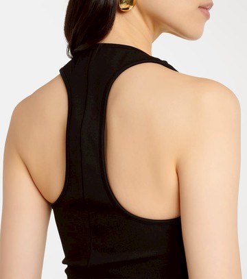 Area Logo chain-detail midi dress