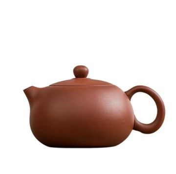 泡茶壺 【暢麥】紫砂壺 扁西施壺 泡茶壺 小容量茶壺 功夫茶壺 居家茶席壺 200ml 扁西施紫砂壺 長 12.4cm 高7cm