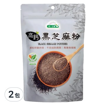 統一生機 高鈣黑芝麻粉  300g  2包