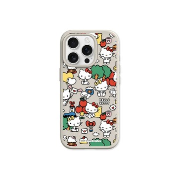 RHINOSHIELD iPhone 13系列 SolidSuit MagSafe兼容 經典防摔磁吸手機殼｜Hello Kitty-Hello Kitty&Mimmy