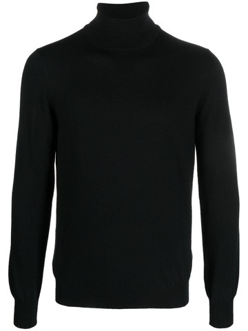 Tagliatore - roll-neck wool jumper - men - Virgin Wool - 58 - Black