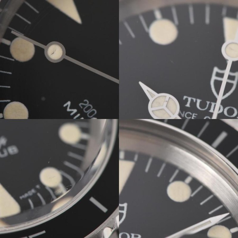 TUDOR チュードル ミニサブ 73090 ボーイズ SS 腕時計 自動巻き 黒文字盤 ABランク 中古 銀蔵 | LINEショッピング