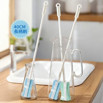 杯子 清潔杯子 刷子 長柄杯刷 花瓶刷清潔刷 加長海綿刷 洗杯子工具 窄口容器清潔 具用品清潔工具