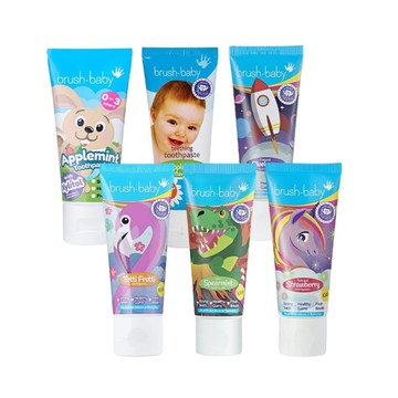 Brush Baby 木醣醇牙膏全系列(多款可選)兒童牙膏 含氟牙膏