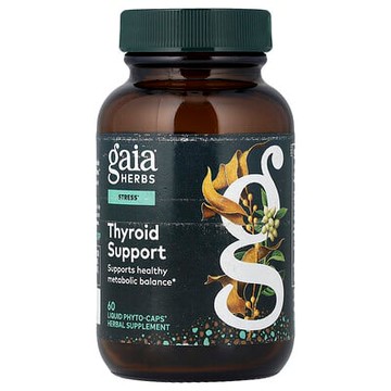 Gaia Herbs, 甲狀腺幫助，60 粒液體 Phyto-Caps® 膠囊