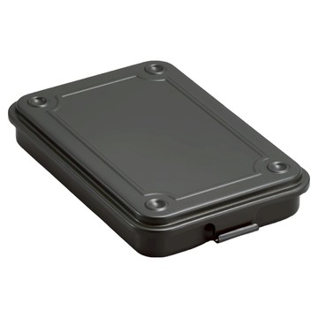 TOYO STEEL 東洋鋼鐵 方形鋼製單層收納盒 T-152  黑色  1個